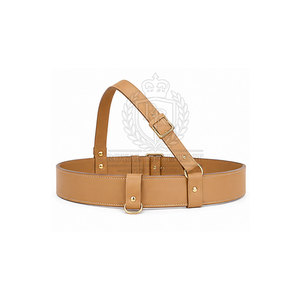 Ceinture en cuir Sam Browne avec détails classiques, ajustement réglable et finition soignée pour les événements formels et le quotidien - Product Image 4
