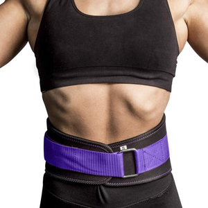 Ceinture de musculation réglable en néoprène violet pour l'entraînement musculaire et la force athlétique avec soutien lombaire professionnel et protection du dos - Product Image 5