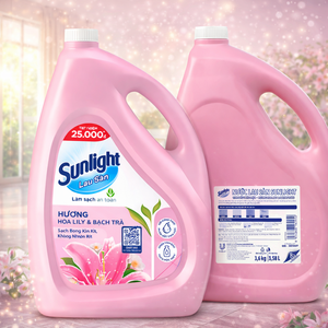 Limpiador de Pisos Sunlight con Aroma a Lirio y Té Blanco 3.6kg - Product Image 1