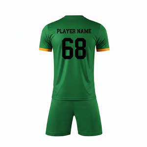 Uniforme de Fútbol Personalizado OEM 2026-2027, Pantalones Cortos de Fútbol con Estampado, Secado Rápido, Transpirable, Poliéster, Kit de Entrenamiento de Fútbol para Clubes y Equipos - Product Image 2