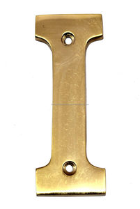 Đánh bóng kim loại nhà <span class=keywords><strong>Monogram</strong></span> H thư với vít gắn lỗ cho cửa tùy chỉnh dấu hiệu Hộp Thư và Home signage - Product Image 5