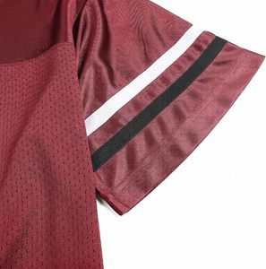 Maillot de football unisexe à col en V, manches courtes, évacuation de l'humidité, 100% polyester, maille respirante, toutes saisons, vêtements de sport pour adultes - Product Image 4