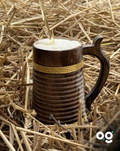Verre à bière en bois de qualité supérieure avec doublure en acier - Product Image 6