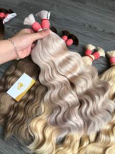 Super Double Bulk Extensiones de cabello virgen vietnamita 100% Productos más vendidos hechos en Vietnam - Product Image 2