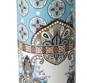 Bouteille d'eau en cuivre à thème éléphant, imprimé artisanal bleu, bouteille réutilisable pour boire, voyage, bureau, cuisine, flacon décoratif - Product Image 6