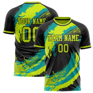 เสื้อฟุตบอลพิมพ์ลายตามสั่ง ขายดี แขนสั้น โพลีเอสเตอร์ 100% ระบายอากาศ แห้งเร็ว คุณภาพสูง บริการ OEM สำหรับทีม - Product Image 4