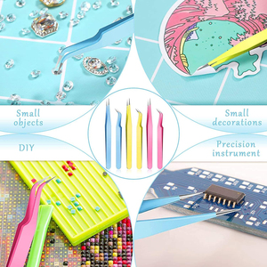 Comb Tweezer New Stainless Steel DIY <b>Cluster</b> <b>Lash</b> Tweezers Eyelash Applicator Tool Eyelash Tweezers with Comb Tweezer Custom Log - Product Image 5
