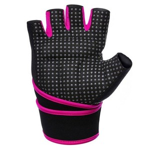 Nouveaux gants de fitness en PU demi-doigts, légers et respirants, avec sangle de poignet réglable pour l'entraînement en salle de sport, la musculation, unisexe, noirs - Product Image 3
