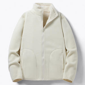 Veste polaire personnalisée pour femme, double face, chaude et douce, style décontracté et sportif, vente en gros - Product Image 4