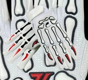 ALHUSAYNAPPAREL Produit le plus vendu Gants de football américain pour wide receiver avec renforts injectés pour adultes, femmes et garçons - Product Image 6