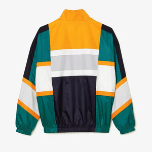 Custom Waterproof Eco-Friendly Color Block Print Hooded Windbreaker Jacket Men Quick Dry Breathable <b>Zip</b> Outdoor Custom Logo - Product Image 6