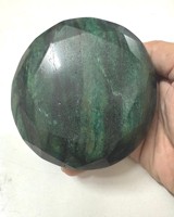 Beryl Vert Naturel Taillé Brillant Facetté 5000 Ct Pierre Précieuse Libre Grande Taille Polie Transparente pour la Fabrication de Bijoux
