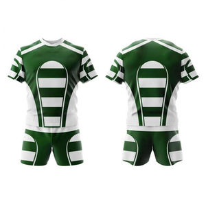 Uniforme Deportivo de Rugby al Por Mayor de Alta Calidad, 100% Poliéster, Transpirable, Ecológico, Unisex para Adultos, con Logotipo Personalizado, Color OEM - Product Image 1