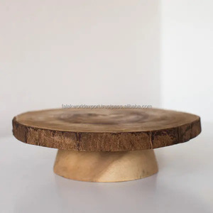 Présentoir à desserts en bois sur pied pour gâteaux, cupcakes et fromages, support à gâteaux en bois pour la maison, les restaurants, les cuisines et les cafés, vente en gros - Product Image 5