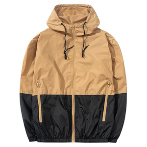 Nouvelles vestes coupe-vent multi-panneaux pour hommes avec capuche, imperméables, pour la randonnée en extérieur, avec fermeture éclair, veste de pluie, vêtements d'extérieur pour hommes - Product Image 1