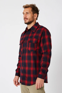 Chemise-veste décontractée en flanelle brossée à carreaux, teinte en fil épais, pour homme, personnalisable, vente en gros 2026 - Product Image 5