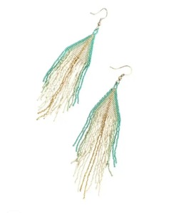 Boucles d'oreilles élégantes en perles Miyuki de qualité supérieure, faites à la main, pour filles, disponibles en gros - Product Image 2