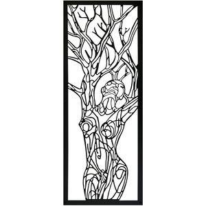 Arbre abstrait Femme Métal Art Mural Nature & Forme Féminine Silhouette Panneau Mural - Product Image 1