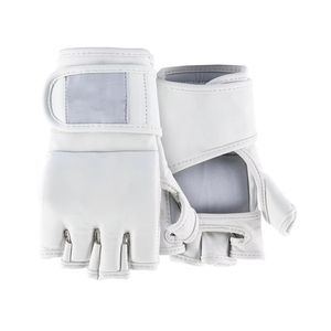 Meilleurs gants de boxe MMA demi-doigts en cuir respirant légers et personnalisables – Nouvelle collection de haute qualité - Product Image 5