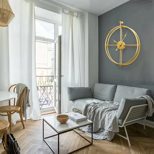 Luxury <b>Large</b> Metal Wall <b>Clock</b> Creative Traditional Design for Living Room Home Office Bedroom and Wall Decoration At Cheap Price - Product Image 5