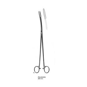 Pelkmann Dressing Forceps Curved 19 1/4 Inches Manual Steel Medical Instruments for General Surgery Use By <b>Blush</b> Surgical - Product Image 5