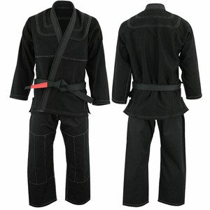 ชุด BJJ kimonos สไตล์ใหม่ชุด BJJ GI Jitsu สีดำผ้าฝ้าย100% สีดำสไตล์บราซิลเลี่ยน - Product Image 1