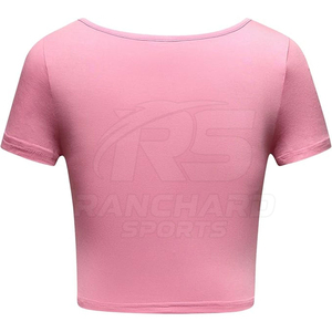 เสื้อครอปท็อปผู้หญิงสุดฮิต - สไตล์ลำลองและเหมาะสำหรับงานปาร์ตี้ ผ้าฝ้าย 100% ป้องกันรอยยับ ระบายอากาศได้ดี ใช้ได้ทุกฤดู ผลิตจากผ้าถัก - Product Image 1