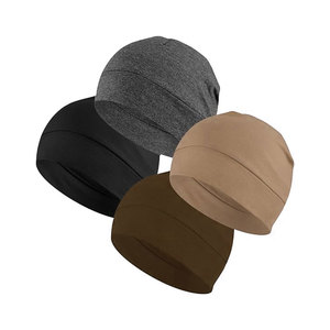 Headshion 100% Cotton Skull Caps Beanie Sleeping Hats for Men Women Lightweight, Soft & Breathable Skully <b>Head</b> <b>Cover</b> - Product Image 5