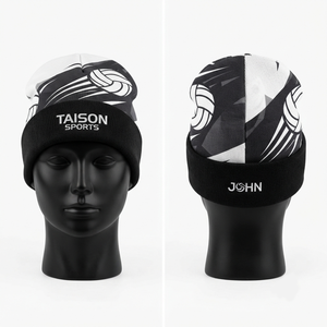 Gorro Deportivo Unisex TAISON SPORTS 100% Lana, Ajustable, Marrón/Beige, Multi-Panels, Impresión Digital/Relieve, Logotipo Grabado, Casual - Product Image 2