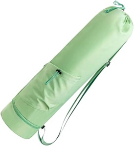 <b>Large</b> Fashion Polyester Yoga <b>Mat</b> & Pilates Bag with Adjustable Carry Strap Waterproof Bottle Pocket and Wet Compartment - Product Image 4