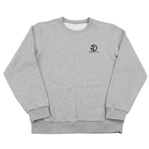 Nouvel arrivage de sweat-shirt pour homme lourd de marque tendance sweat-shirt personnalisé de couleur unie imprimé délavé sweat-shirt col rond frit - Product Image 1