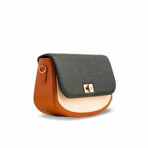 Sac à bandoulière formel P55642 moutarde pour femme - Product Image 2