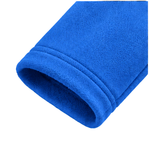 Sudadera casual de microfelpa azul real con media cremallera, texturizada, de manga larga y cuello alto. Ropa al por mayor, ropa personalizada. - Product Image 4