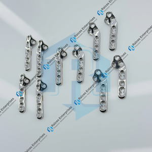 Placas de Bloqueo TPLO de Alta Calidad de 2.7mm, Tamaño Pequeño, Juego de 2 Piezas, Precontorneadas, Estilo Voi 316L para Cirugía Veterinaria en Gatos y Perros - Product Image 4