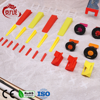 Plastique 0.5mm 1.5mm 2mm 1/16 Entretoises de carrelage Système de nivellement de carrelage Clips Cales Pinces de nivellement de carrelage Système d'espacement pour appartement