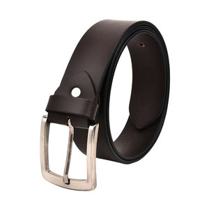 High Quality Handmade New Design Genuine Leather <b>Men</b> <b>Belt</b> Hot Selling Rotatable Pin Buckle <b>Men</b> Leather <b>Belt</b> - Product Image 1