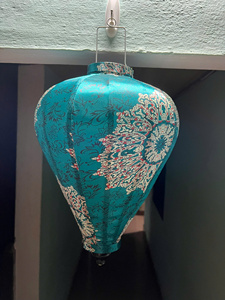 Linternas de Seda Jacquard, Linternas Decorativas de Bambú y Seda para Bodas, Jardines, Restaurantes, Linternas de Seda Vietnamitas - Product Image 5