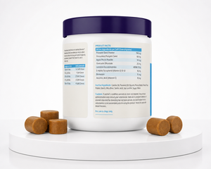Offre Spéciale : Compléments pour les glandes anales des animaux de compagnie – Friandises à mâcher molles saveur bœuf pour chiens, avec enzymes digestives et soutien à base de citrouille - Product Image 2