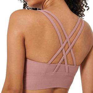 Sujetador Deportivo Sublimado Personalizado, Ropa Deportiva de Nailon y Elastano, Sujetador de Yoga para Mujer para Correr y Hacer Ejercicio - Product Image 5