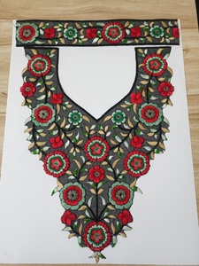 Fournisseur de patchs brodés en gros pour col de vêtement |   Applique de col ethnique pour Kurtis et Sarees - Product Image 6