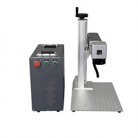 Máquina de Marcado Láser de Fibra Portátil de 50W para Grabado Profundo en Metal, Acero Inoxidable, Aluminio, Herramientas y Piezas Industriales