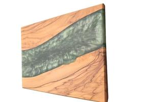 Planche à découper rectangulaire en acacia faite à la main, planche à découper de cuisine de qualité supérieure, durable, épaisseur 1,2 cm, passe au lave-vaisselle, préparation alimentaire, service - Product Image 4