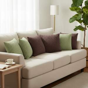 Juego de 6 Fundas de Almohada de Lujo SOGA de 45 cm con Diseño de Punto Trenzado, Fundas Decorativas Frescas para Sofá y Dormitorio - Product Image 2