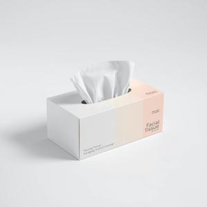 Boîte de mouchoirs en papier Ruby de style moderne compact, 2 plis, en pâte de bois vierge, avec impression de qualité supérieure pour la décoration de la maison et du bureau - Product Image 2