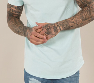 T-shirt en coton personnalisé pour homme, col rond, coupe ample, manches courtes, décontracté, mode estivale - Product Image 4