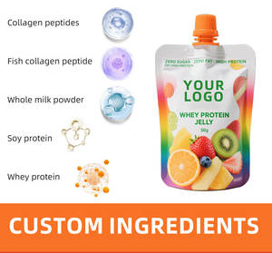 מי חלבון ג 'לי שריר צמיחה התאוששות אנרגיה oem odm תווית פרטית תוספת מפעל - Product Image 2