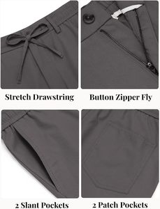Wholesale <b>Mens</b> Cotton Lounge <b>Trousers</b> Comfortable Knit Pajama Pants <b>Elastic</b> Waist Soft Breathable Eco-Friendly Quick Dry - Product Image 5