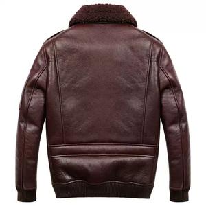 Abrigo de Invierno para Hombre, Chaqueta de Cuero de Alta Calidad, Corte Ajustado, Cuello de Piel, Nuevo, Resistente al Viento, Cálido, Estilo Casual, CP-MLJ-02 - Product Image 2