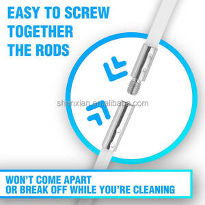 Kit <span class=keywords><strong>de</strong></span> nettoyage <span class=keywords><strong>de</strong></span> <span class=keywords><strong>cheminée</strong></span> rotatif avec brosse en nylon et tiges en acier inoxydable, brosse <span class=keywords><strong>de</strong></span> nettoyage <span class=keywords><strong>de</strong></span> conduits, vente en gros d'usine - Product Image 3
