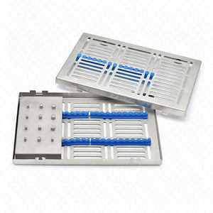 Dental Rubber Dam Kit With <b>Clamps</b> Forceps Punch Plier Scissor And <b>Frames</b> Black Manual 12 Jaw Positions CE Certified - Product Image 2